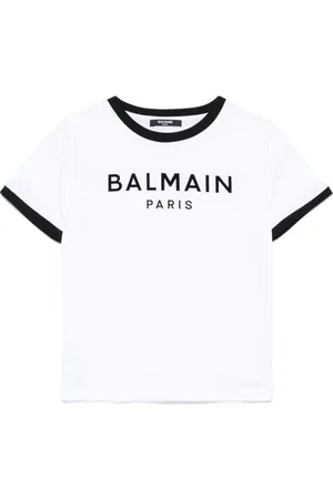 Balmain Playera con aplique del logo