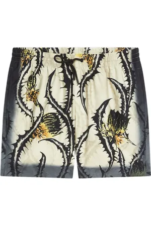 DRIES VAN NOTEN Shorts de playa estampados