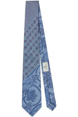 Etro Corbata con diseño patchwork