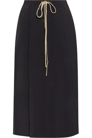 FEAR OF GOD Falda midi con diseño cruzado