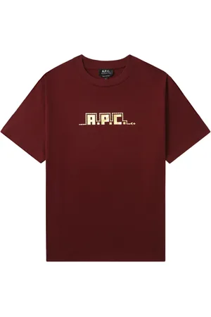A.P.C. Playera con logo estampado