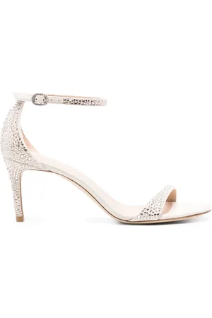 Stuart Weitzman Sandalias Nudist Shine con tacón de 75mm