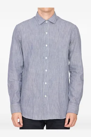SALVATORE PICCOLO Camisa con rayas estampadas
