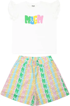 Msgm Traje deportivo con logo estampado