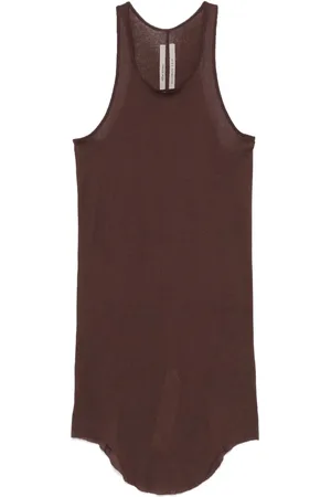 Rick Owens Camiseta de canalé