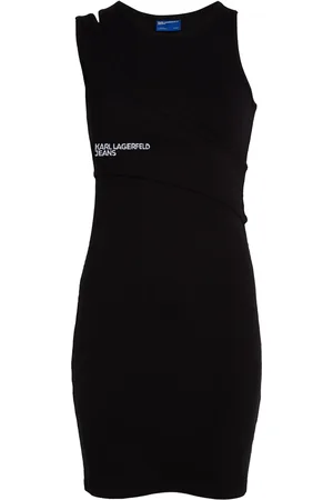 Karl Lagerfeld Vestido tejido de canalé