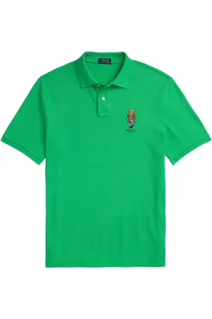 Ralph Lauren Playera tipo polo con aplique Polo Bear
