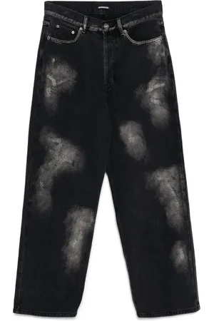 Ground Zero Jeans anchos con efecto envejecido