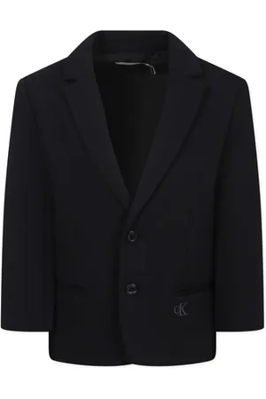 Calvin Klein Blazer de vestir con logo bordado