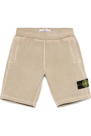 Stone Island Shorts deportivos con distintivo Compass