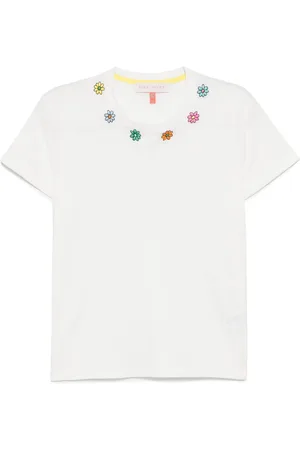 MIRA MIKATI Playera con bordado floral