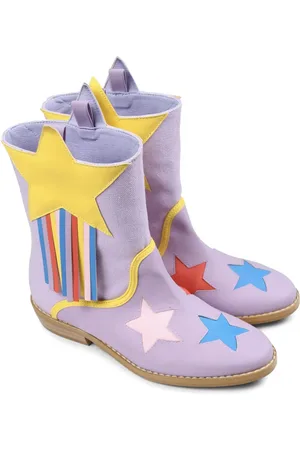 Stella McCartney Botas con aplique de estrella