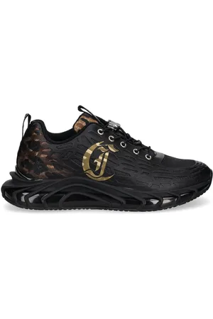 Roberto Cavalli Tenis con estampado de leopardo