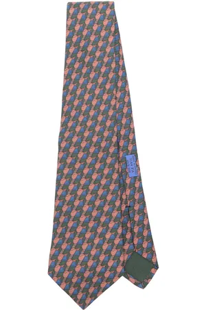 Hermès Corbata de seda 2000