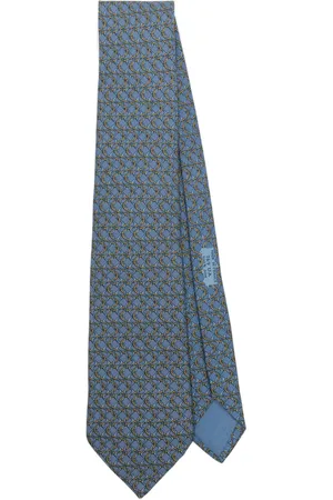 Hermès Corbata de seda 2000