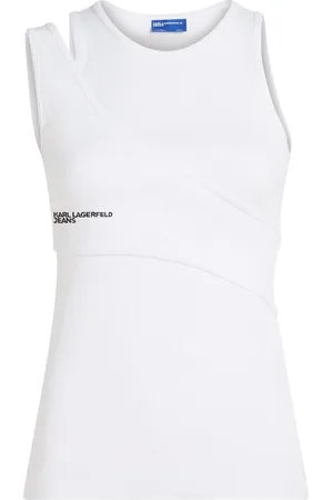 Karl Lagerfeld Top con detalle a capas