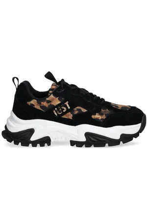 Roberto Cavalli Tenis con estampado de leopardo