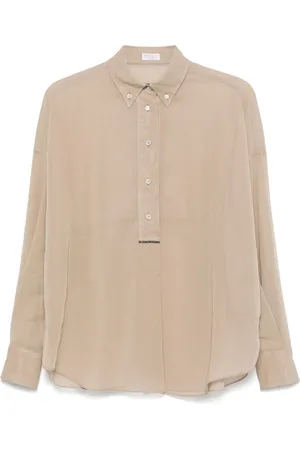 Brunello Cucinelli Blusa de organza