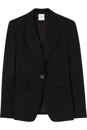 ST. JOHN Blazer con rayas diplomáticas estampadas