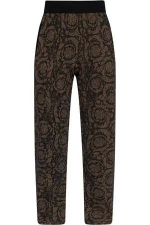 VERSACE Pants con estampado Barocco