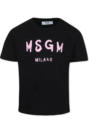 Msgm Playera con logo estampado