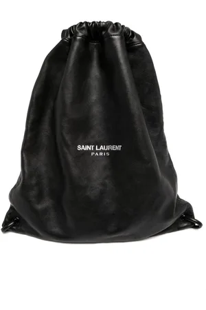 Saint Laurent Mochila con cordones