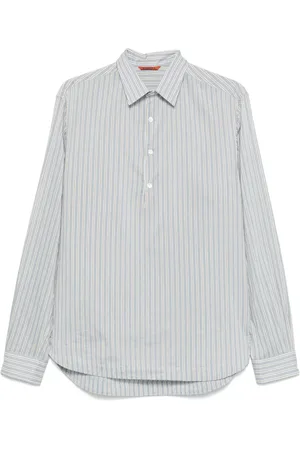 BARENA Camisa con rayas estampadas
