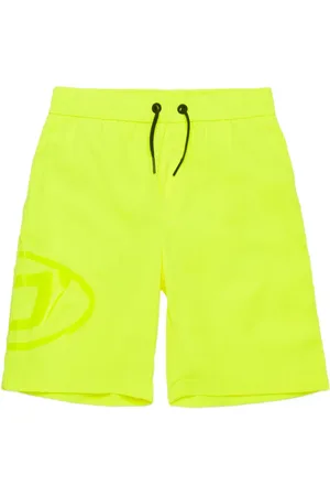 Diesel Shorts de playa con logo estampado