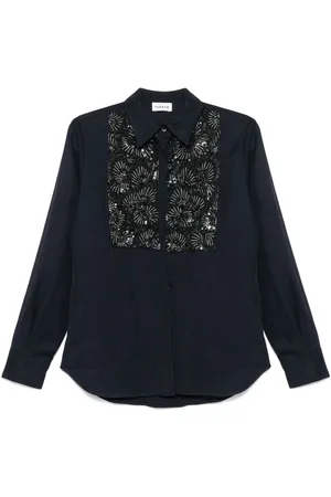 P.A.R.O.S.H. Camisa bordada con lentejuelas