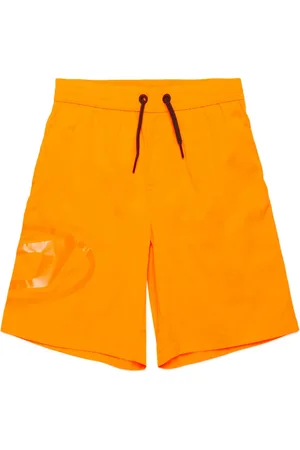 Diesel Shorts de playa con logo estampado