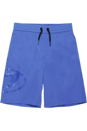 Diesel Shorts de playa con logo estampado
