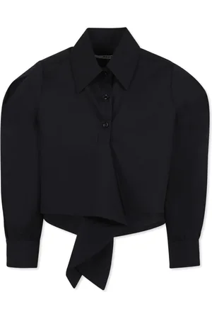 Msgm Camisa con detalle de volantes