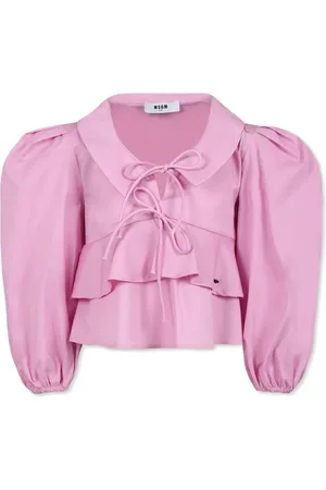 Msgm Blusa con volantes