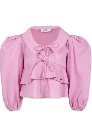 Msgm Blusa con volantes