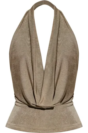 MISBHV Blusa con detalle drapeado