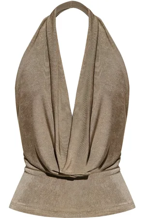 MISBHV Blusa con detalle drapeado