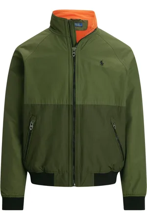 Ralph Lauren Chamarra bomber con logo bordado