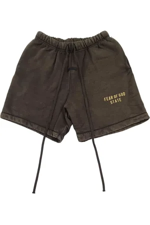 FEAR OF GOD Shorts con logo estampado
