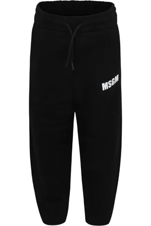 Msgm Pants con logo estampado