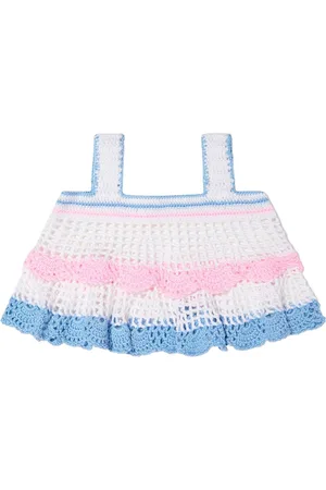 Nessi Byrd Top corto de crochet