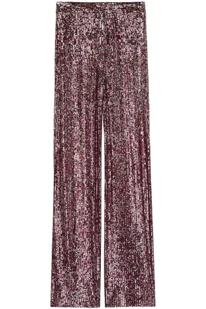 ST. JOHN Pantalones bordados con lentejuelas