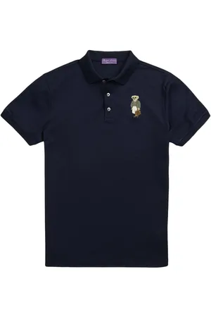 Ralph Lauren Playera tipo polo con bordado Polo Bear
