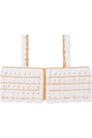 Nessi Byrd Top corto de crochet