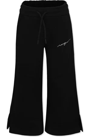 Msgm Pants con logo bordado