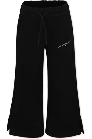 Msgm Pants con logo bordado