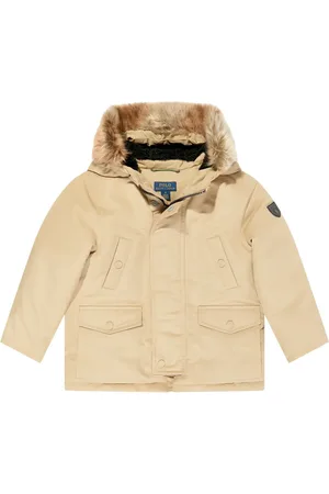 Ralph Lauren Chamarra con ribete de pelo artificial