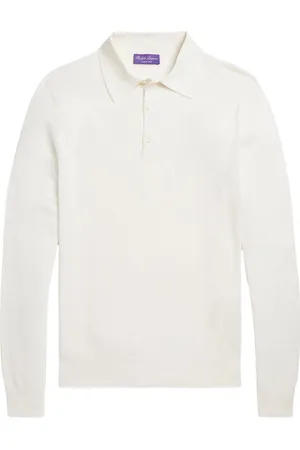 Ralph Lauren Playera tipo polo manga larga