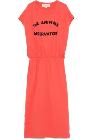 The Animals Observatory Vestido con logo estampado