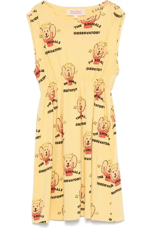 The Animals Observatory Vestido con logo estampado