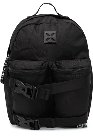 Armani Exchange Mochila con parche del logo